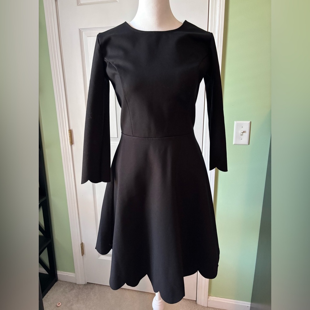Lulu's Classic Black Long Sleeve Dress